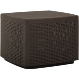 vidaXL Vrtna miza mocha 53x53x40 cm plastika | Shoptok.si