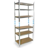 Metalna Montažna Polica 200x90x45cm Šest Nivoa | Eponuda.com