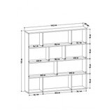 Hanah home hodbi oak white polica | ePonuda.com