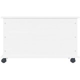  Škrinja s kotačima ALTA bijela 73x39,5x43 cm masivna borovina | shoptok.hr