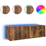  Zidni TV ormarić s LED svjetlima boja hrasta 100 x 35 x 31 cm | Eponuda.com