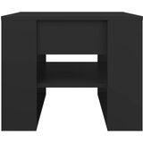  Stolić za kavu crni 55,5x55x45 cm od konstruiranog drva | Eponuda.com