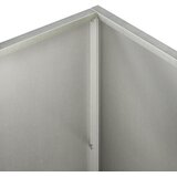  Vrtna saksija Srebrna 100 x 30 x 40 cm Nehrđajući čelik | shoptok.hr