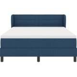 Box Spring Krevet s Madracem Plava 160x200 cm Tkanina | shoptok.hr