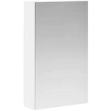  Kopalniška ogledalna omara s polico Bela 30 x 10,5 x 50 cm, (5000232858) | Shoptok.si