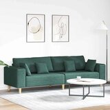 SOFA s jastukom Tamnozelena 250 x 77 x 76 cm tkanina | shoptok.hr