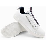Ombre Men's shoes sneakers with contrasting details - white | Shoptok.si