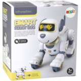 Interaktivni robot pes, ki pleše na daljinsko upravljanje in sledi ukazom - bela | Shoptok.si