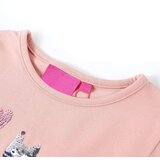  Dječja majica dugih rukava svjetloružičasta 128 | shoptok.hr