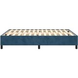  Za krevet s oprugama tamnoplavi 140x200 cm baršunasti | shoptok.hr
