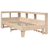  Knjižna postelja brez vzmetnice 90x200 cm trdna borovina | Shoptok.si