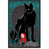  Slika - Red Riding Hood (1 Part) Vertical 60x90 U crnom drvenom okviru | shoptok.hr