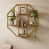 Premier Housewares Metalna polica s više razina u prirodnoj boji 92 cm Zariah – | shoptok.hr