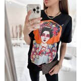 Gemre Black loose-fit t-shirt Ferrovia | shoptok.hr