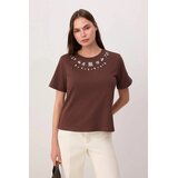 TRENDYOLMILLA Ženska majica TWOSS26TS00007, Braon | Eponuda.com