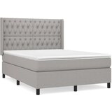 Krevet box spring s madracem svjetlosivi 140x200 cm od tkanine | shoptok.hr