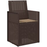  Jastučići za sjedenje 2 pcs Sivosmeđa 47 x 36 x 2 cm Poliester | shoptok.hr