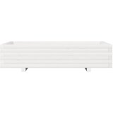  Vrtna sadilica bijela 110x60x26,5 cm od masivne borovine | Eponuda.com