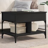 vidaXL Stolić za kavu crni 70 x 50 x 50 cm konstruirano drvo i metal Cijene