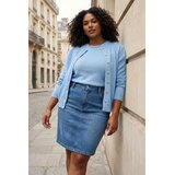 Trendyol ženski set bluza-jakna Tbbaw26Av00046, plava Cene