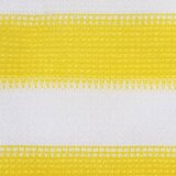 Balkonski zastor žuto-bijeli 120 x 500 cm HDPE | shoptok.hr