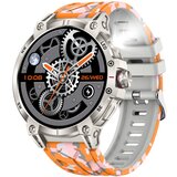 INF Vsestranska pametna ura z merjenjem zdravja in dolgotrajno baterijo Grey+Orange, (5000071859) Cene