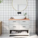  Kupaonska radna ploča svjetlosmeđa 100x30x2 cm tretirano drvo | shoptok.hr