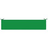  Jastučić za klupu SOEST 100% poliester Zelena 200 x 40 x 8 cm - Zelena 200 x 40 x 8 cm Poliester | shoptok.hr
