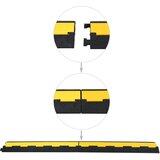  Rampa za zaštitu kabela s 2 kanala gumena 101,5 cm | Eponuda.com