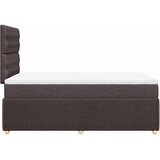  Krevet s oprugama i madracem tamnosmeđi 120 x 200 cm od tkanine | shoptok.hr