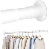 AIITOMG raztegljiva bela garderobna palica 85–160 cm | Shoptok.si