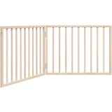 vidaXL Vrata za pse zložljiva 2 panela 160 cm topolovina | Shoptok.si