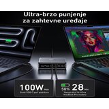 Anker Prime 200W GaN stoni brzi punjač, 6-portova (4x USB-C i 2x USB-A) srebrni | Eponuda.com
