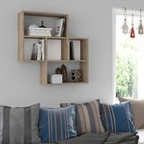 Livetastic Stenski Regal Maybe, Bela, Barva Hrasta | Shoptok.si