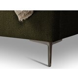 Makamii Tamno zeleni tapecirani bračni krevet s podnicom 160x200 cm Makana – | shoptok.hr