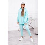Kesi Set with mint sweatshirt Cene