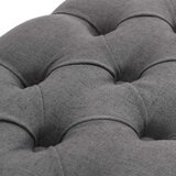  Klop iz platna in trdnega lesa 110x38x48 cm temno siva, (20707800) | Shoptok.si