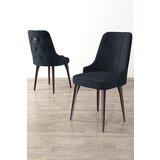 Hanah home set stolica Newa, 46x94x46 cm, 6 komada, Antracit-braon | ePonuda.com