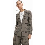 Desigual Blazer temno siva / antracit / črna | Shoptok.si