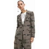 Desigual Sako taupe siva / antracit siva / crna | shoptok.hr