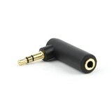 Gembird A-3.5M-3.5FL 3.5 mm stereo audio right angle adapter, 90 adapter | ePonuda.com