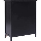  Stranska omarica črna 60x30x75 cm les pavlovnije | Shoptok.si