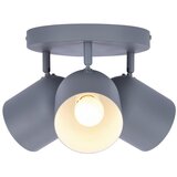 Candellux Lighting svetlo modra stropna svetilka s kovinskim senčilom 32x32 cm azuro | Shoptok.si