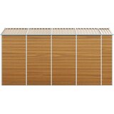  Vrtno spremište svjetlosmeđe 191 x 385 x 198 cm pocinčani čelik | shoptok.hr