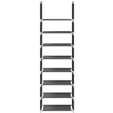  Stalak za cipele 8 nivoa crni 44x28x145 cm netkana tkanina | shoptok.hr