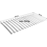 MID.YOU Letvena Podlaga V Roli, Breza, 90x200 | Shoptok.si