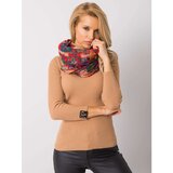 Fashion Hunters Red scarf with flowers | Shoptok.si