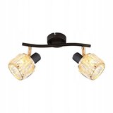Candellux Lighting Stropno spot svetlo DUBAI 2x E14/40W/230V crna/zlatna | Eponuda.com