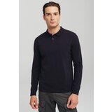 Legendww muska polo majica dugih rukava u teget boji | ePonuda.com