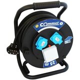 Commel "(C0914) crni produžni trofazni kabl sa motalicom 320mm 25m" | Eponuda.com